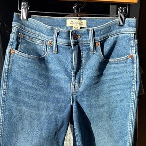 Madewell High Rise Stovepipe Denim Jeans